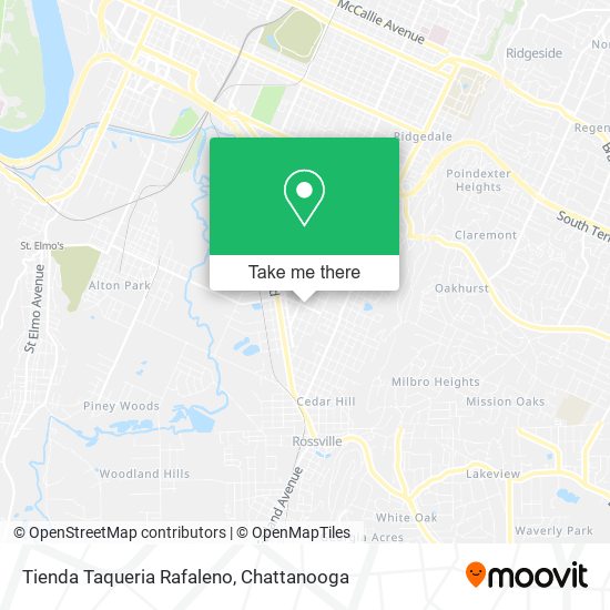 Mapa de Tienda Taqueria Rafaleno