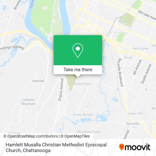 Hamlett Musalla Christian Methodist Episcopal Church map