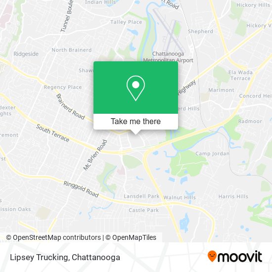 Lipsey Trucking map