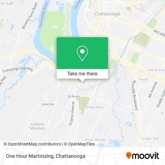 Mapa de One Hour Martinizing