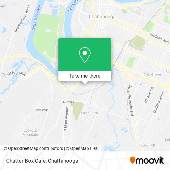 Mapa de Chatter Box Cafe