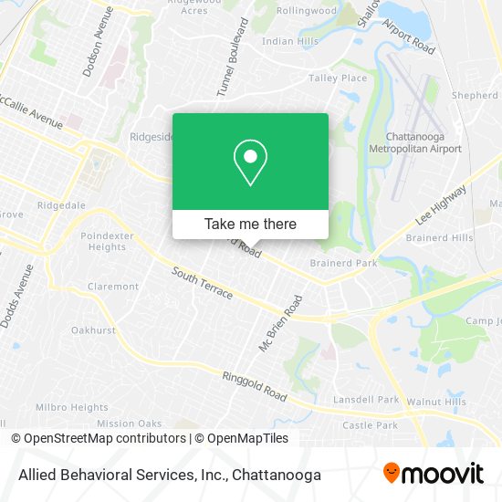 Allied Behavioral Services, Inc. map