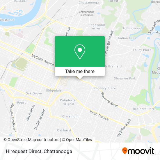 Hirequest Direct map