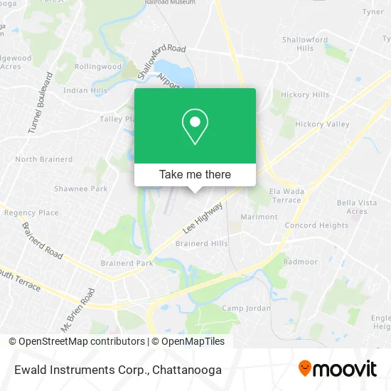 Ewald Instruments Corp. map