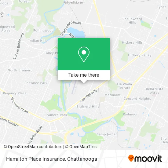 Hamilton Place Insurance map