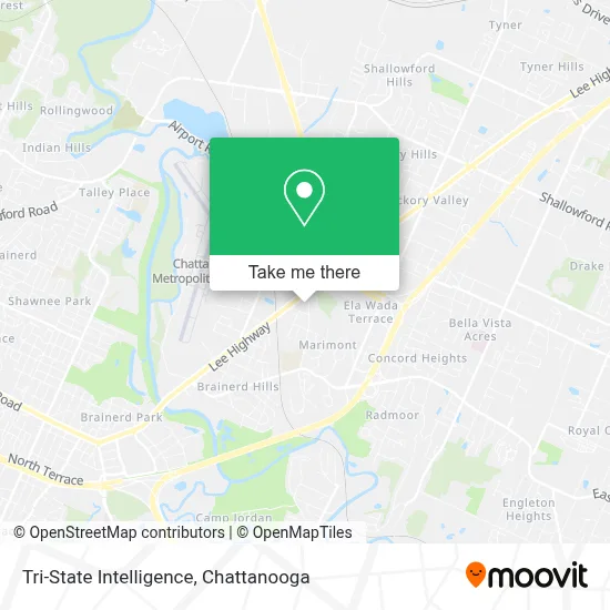 Tri-State Intelligence map
