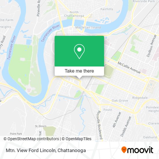 Mapa de Mtn. View Ford Lincoln