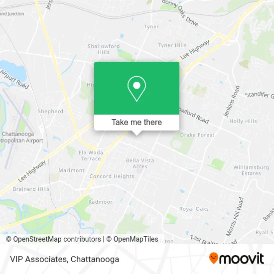 VIP Associates map