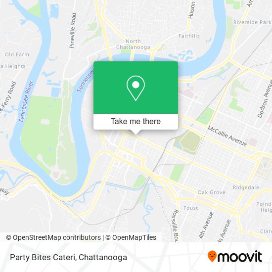 Party Bites Cateri map