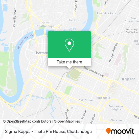 Mapa de Sigma Kappa - Theta Phi House