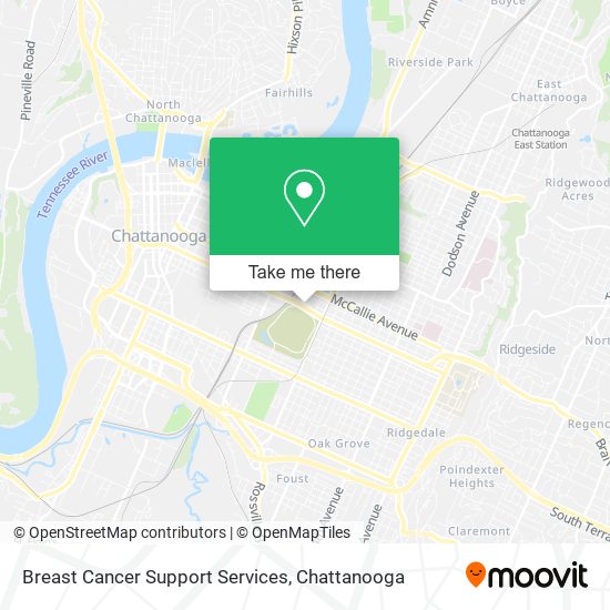Mapa de Breast Cancer Support Services