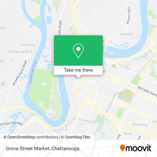 Grove Street Market map