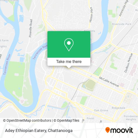 Adey Ethiopian Eatery map