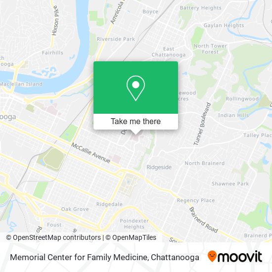 Mapa de Memorial Center for Family Medicine