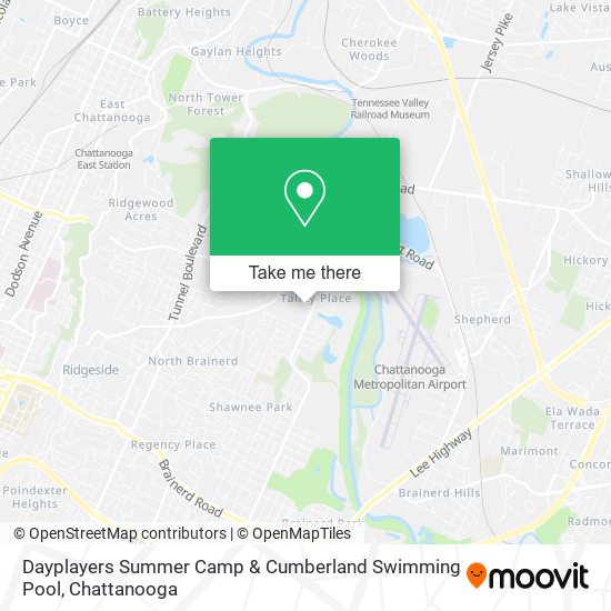 Dayplayers Summer Camp & Cumberland Swimming Pool map