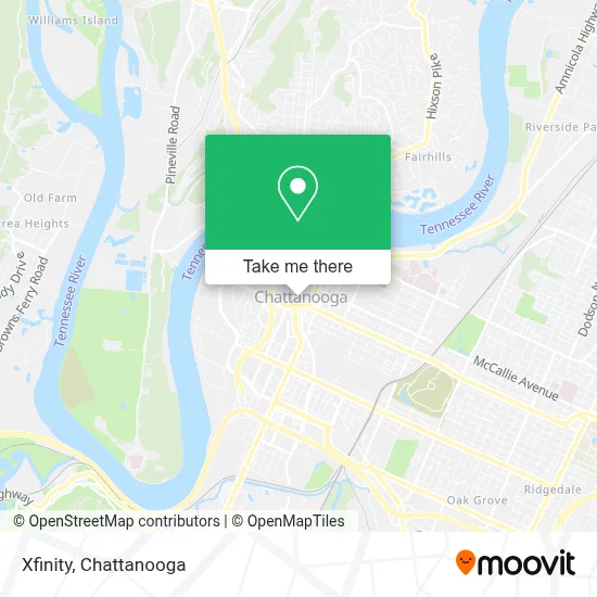 Xfinity map