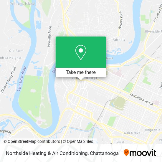 Mapa de Northside Heating & Air Conditioning