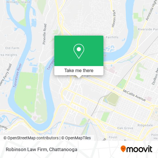 Robinson Law Firm map