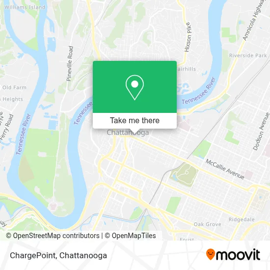 ChargePoint map
