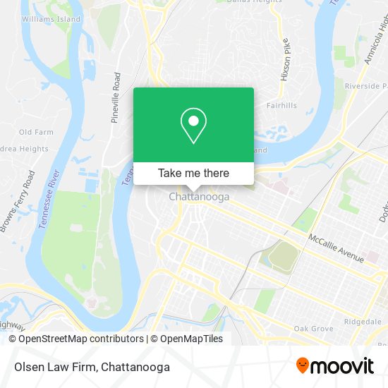 Olsen Law Firm map