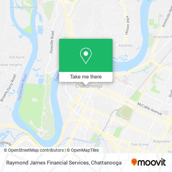 Raymond James Financial Services map