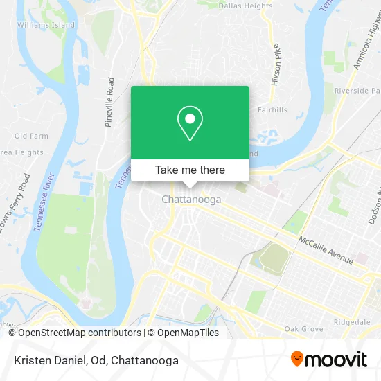 Kristen Daniel, Od map