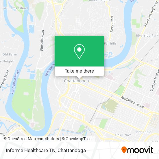 Informe Healthcare TN map