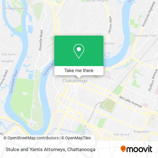 Stulce and Yantis Attorneys map