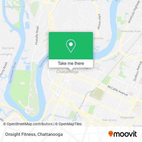 Onsight Fitness map