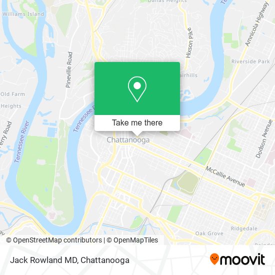 Jack Rowland MD map