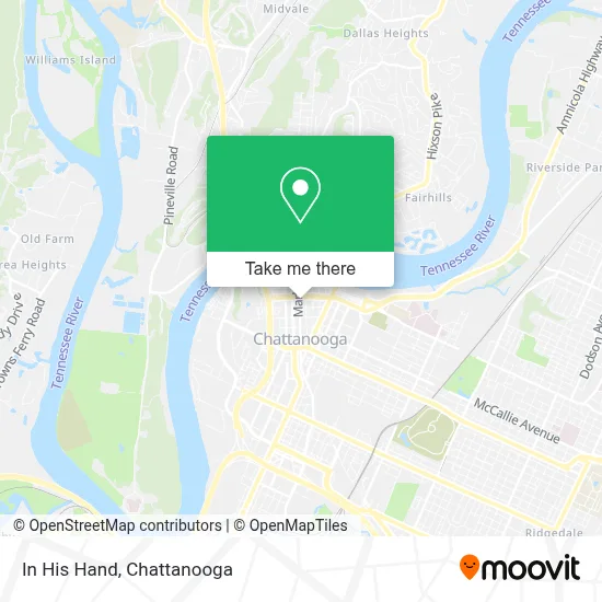 In His Hand map