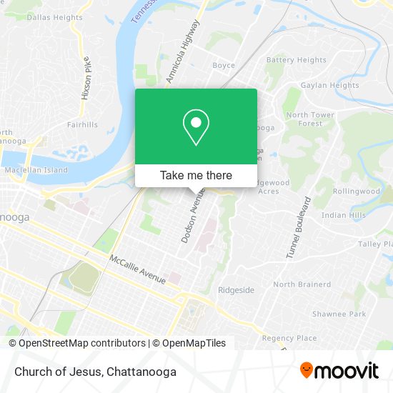 Mapa de Church of Jesus