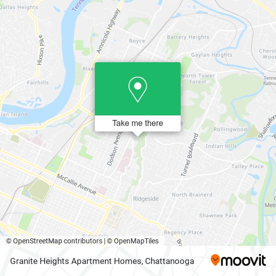 Granite Heights Apartment Homes map