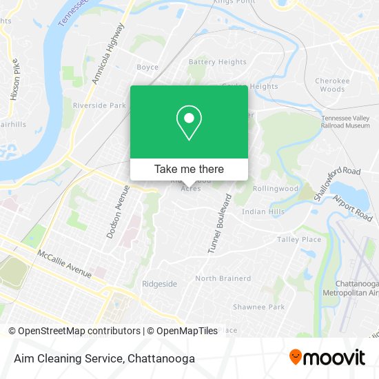 Aim Cleaning Service map