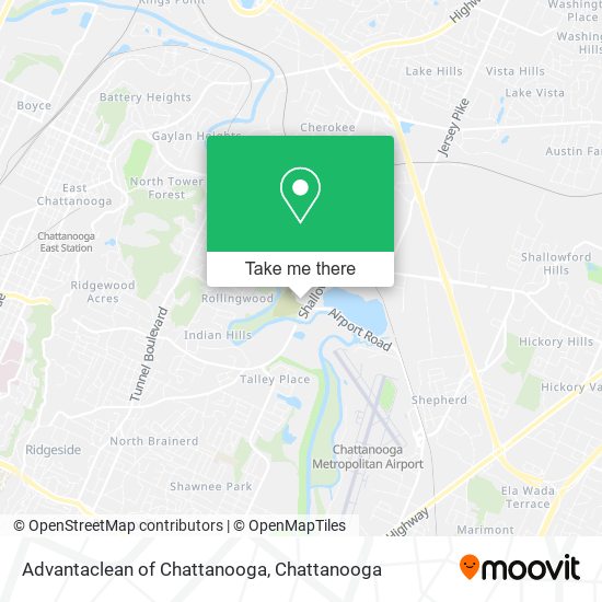 Mapa de Advantaclean of Chattanooga