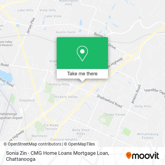 Mapa de Sonia Zin - CMG Home Loans Mortgage Loan