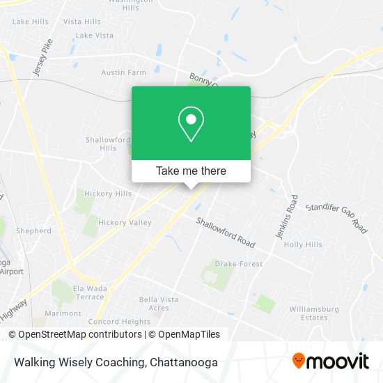 Walking Wisely Coaching map