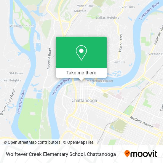 Mapa de Wolftever Creek Elementary School