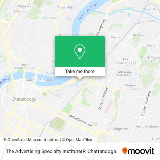 The Advertising Specialty Institute map