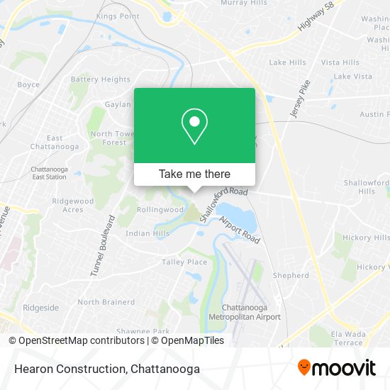 Hearon Construction map