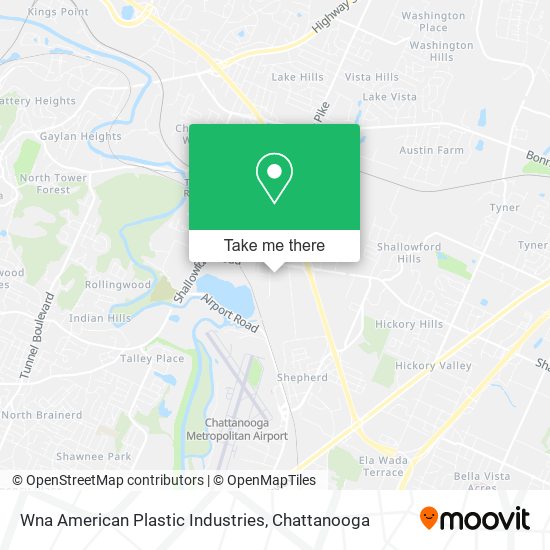 Mapa de Wna American Plastic Industries