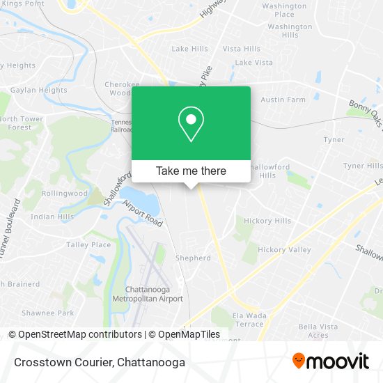 Mapa de Crosstown Courier
