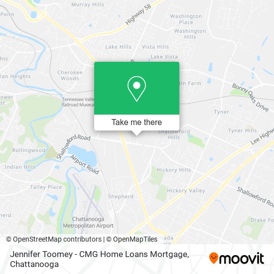 Jennifer Toomey - CMG Home Loans Mortgage map