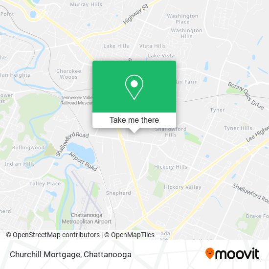 Mapa de Churchill Mortgage