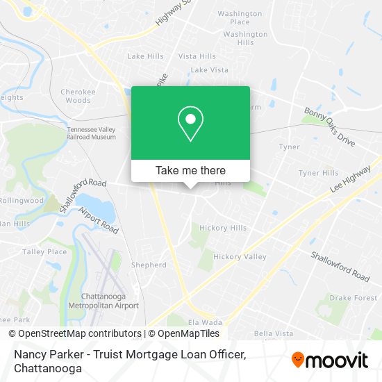 Mapa de Nancy Parker - Truist Mortgage Loan Officer