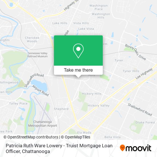 Mapa de Patricia Ruth Ware Lowery - Truist Mortgage Loan Officer