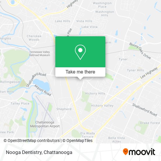 Nooga Dentistry map