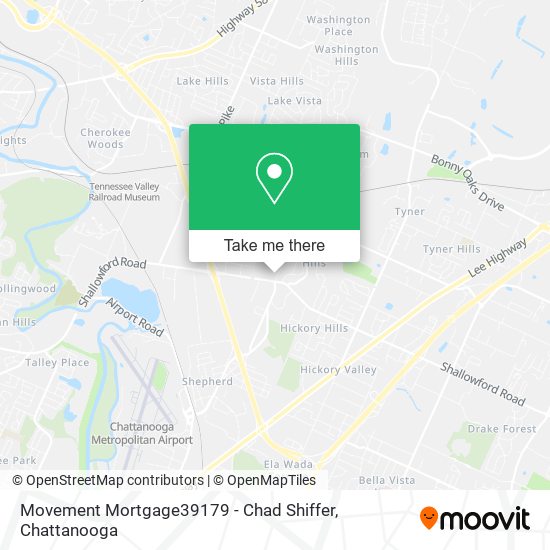 Mapa de Movement Mortgage39179 - Chad Shiffer