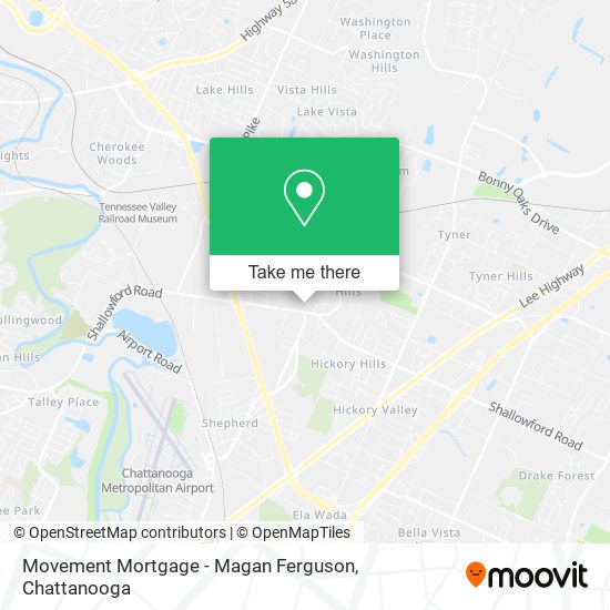 Mapa de Movement Mortgage - Magan Ferguson