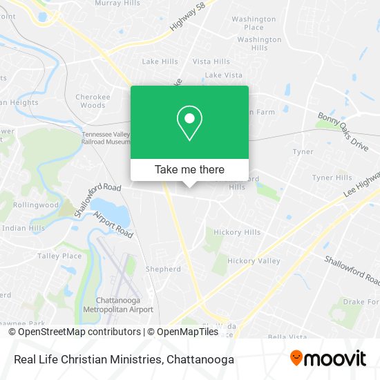 Mapa de Real Life Christian Ministries